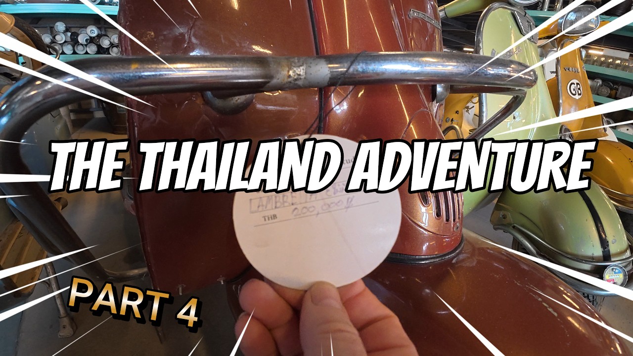 THE THAILAND ADVENTURE PART 4 #lambretta #old #vintage #shopping