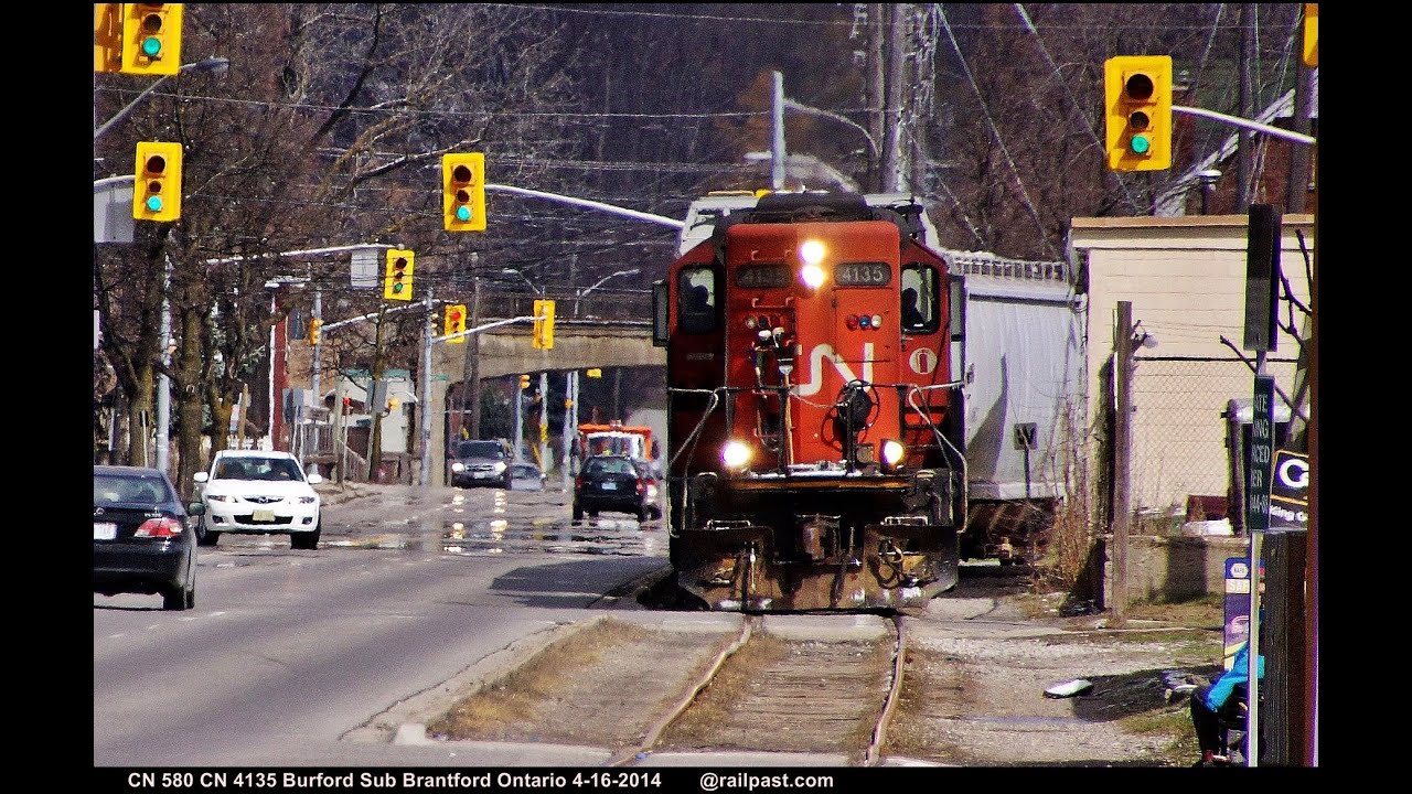 RAILREEL CN Brantford CN 580 Clarence Street 4 16 2014