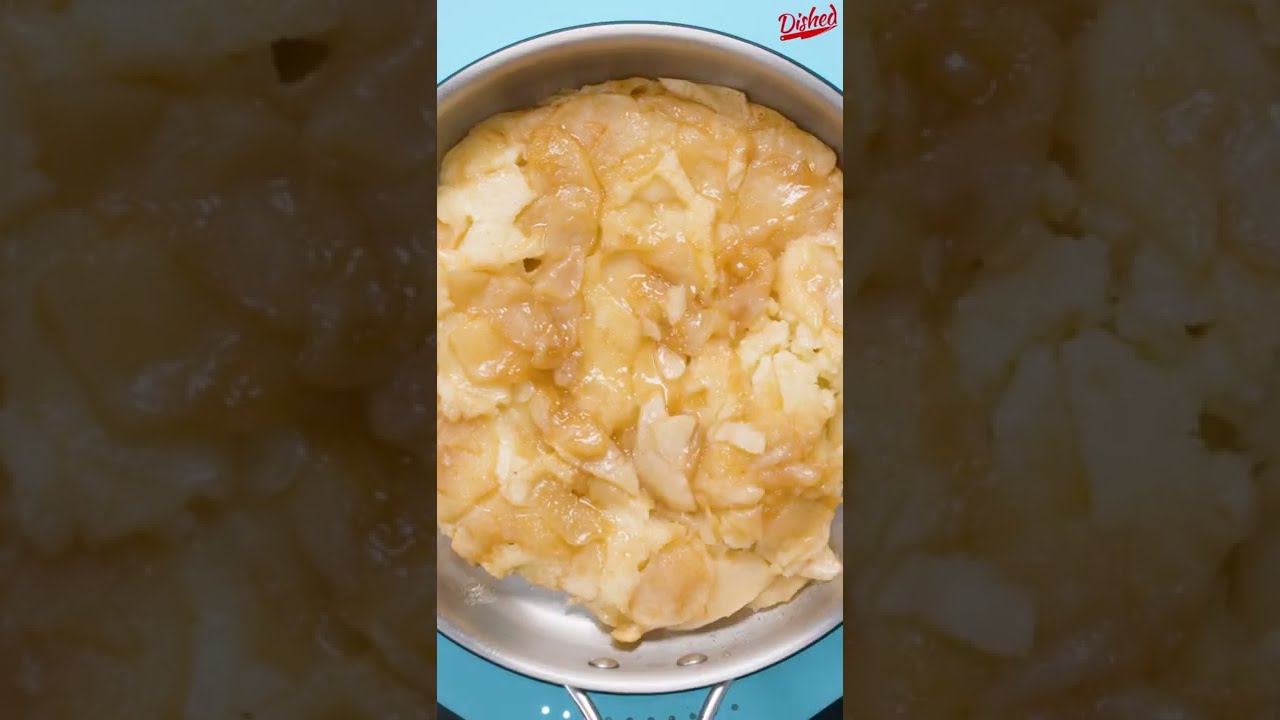 Fresh Apple Cake in a Skillet! - Dished #Shorts