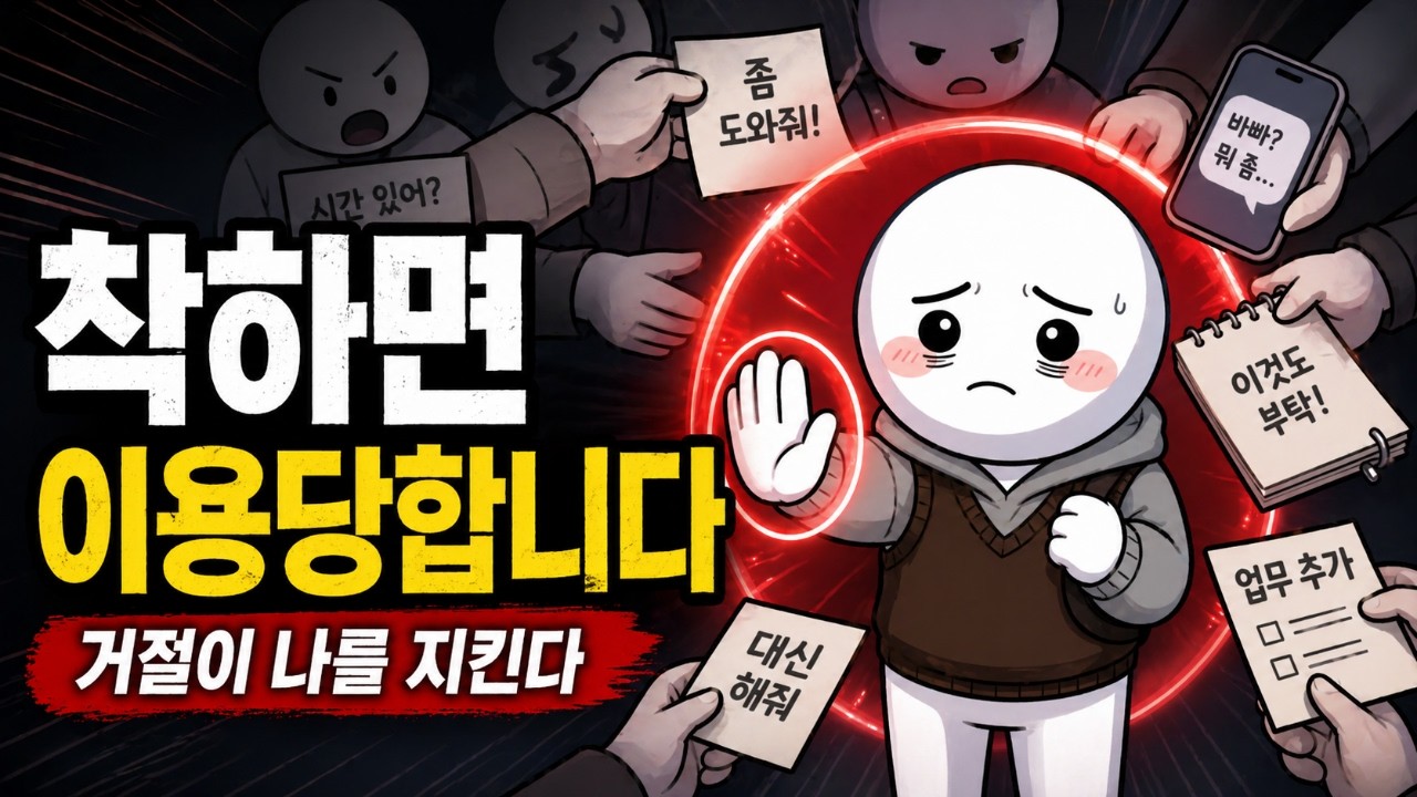 당신이 잘해줄수록 더 무시당했던 진짜 이유 (착한 사람 증후군 탈출법)