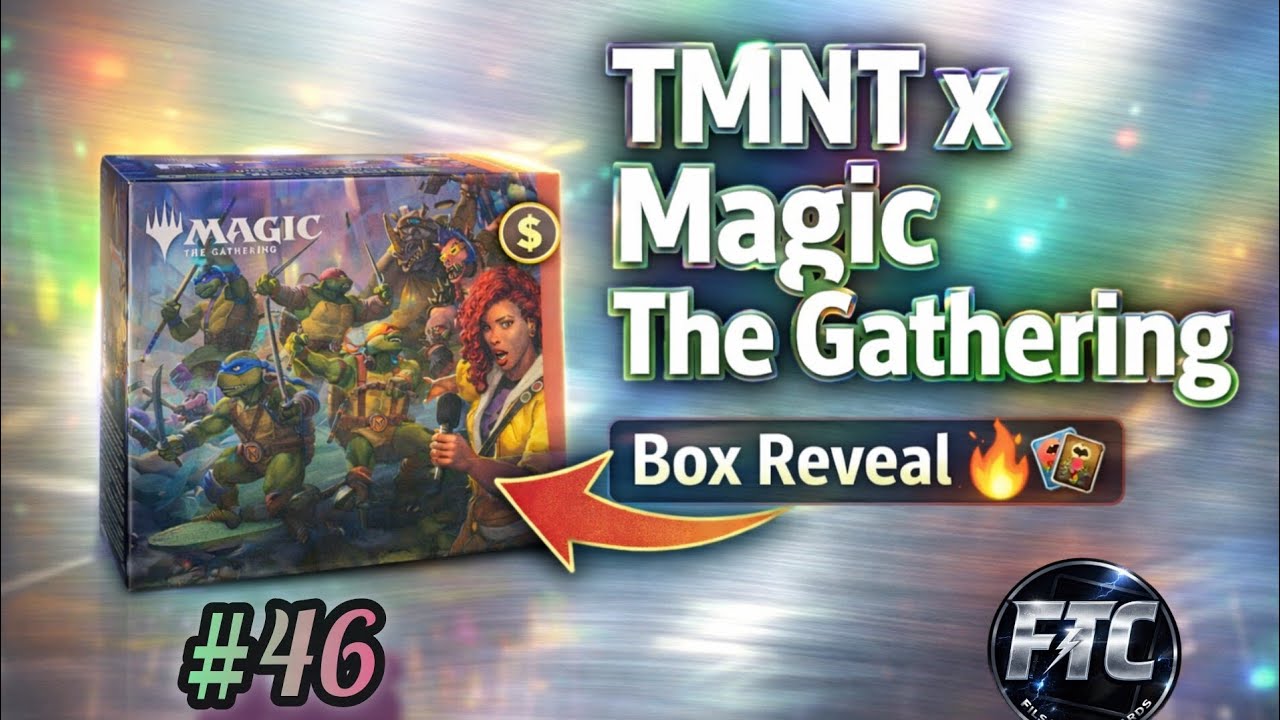🐢 TMNT x Magic: The Gathering Bundle – Box Reveal! Did We Pull Anything Rare? 🎴🔥