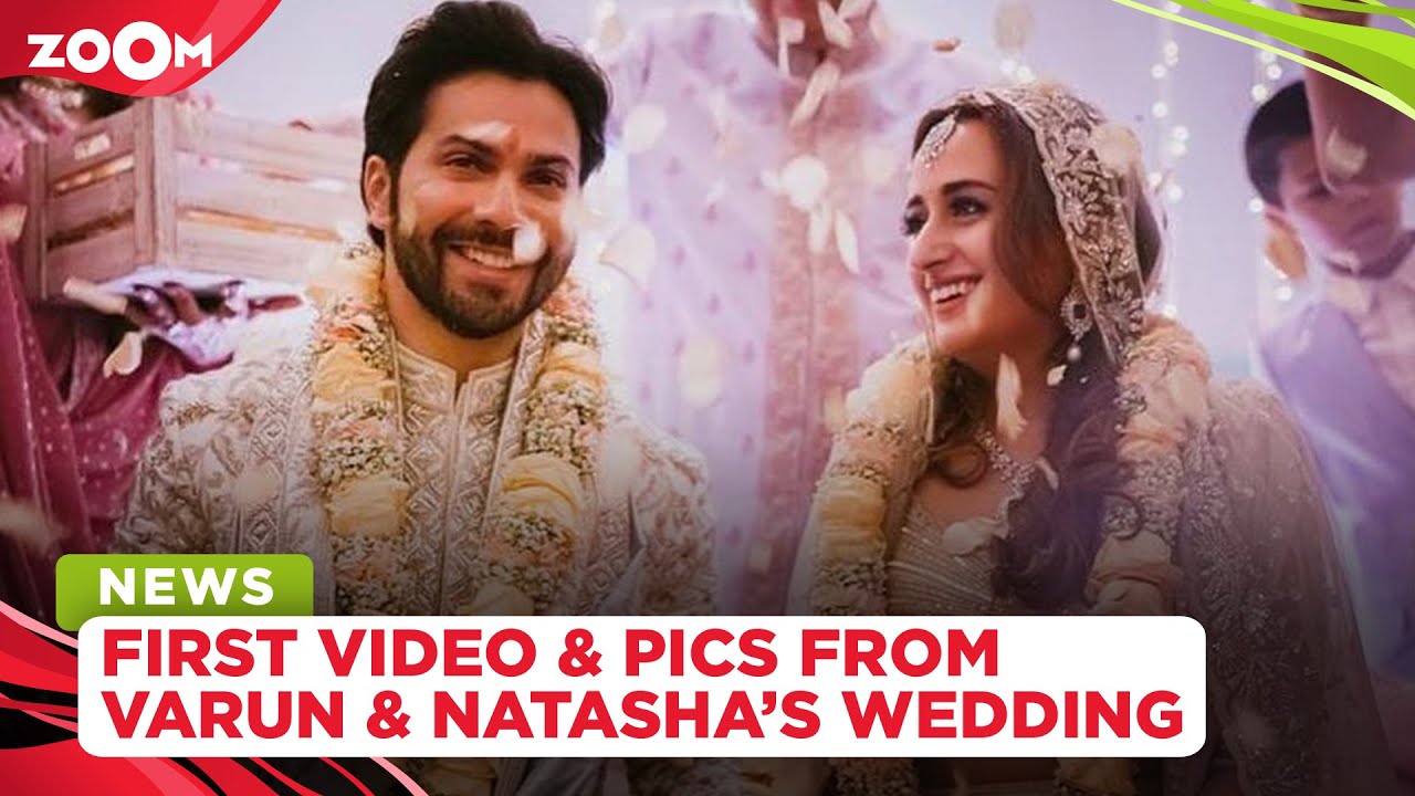 Varun Dhawan and Natasha Dalal's wedding FIRST pictures and videos