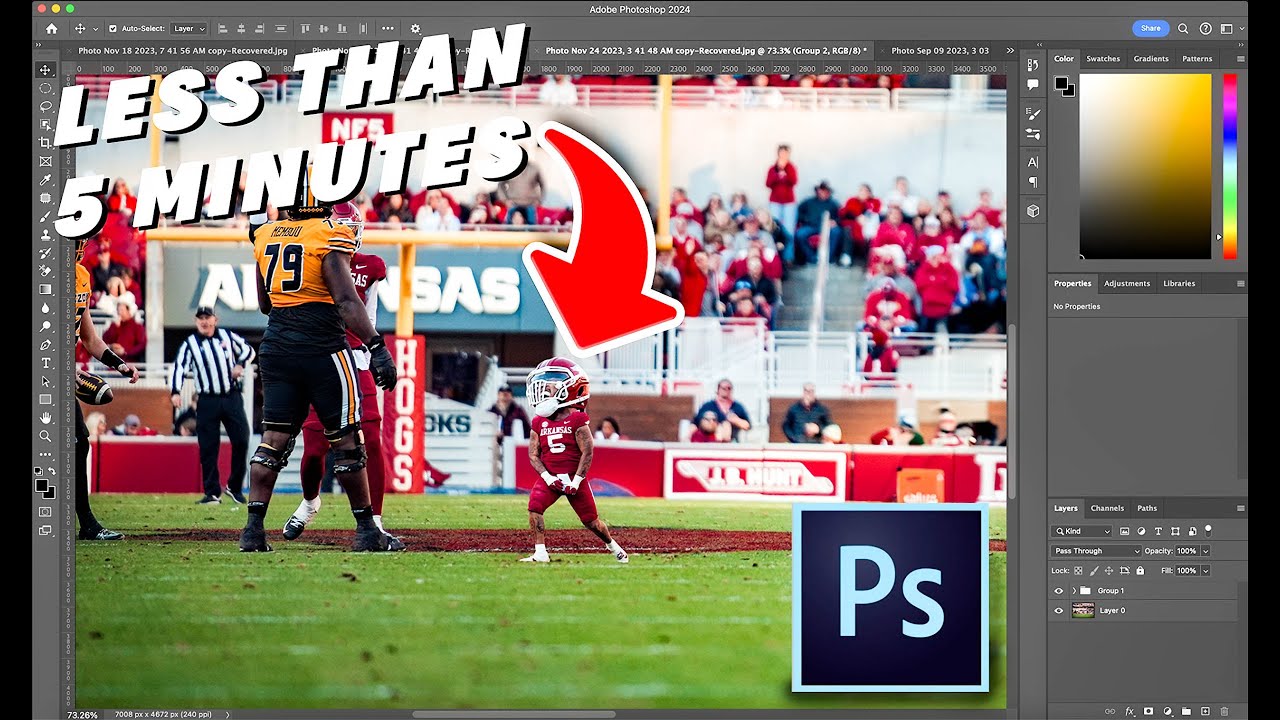 I EDITED the World's Smallest Football Player (Bobblehead Effect in Photoshop 2024)