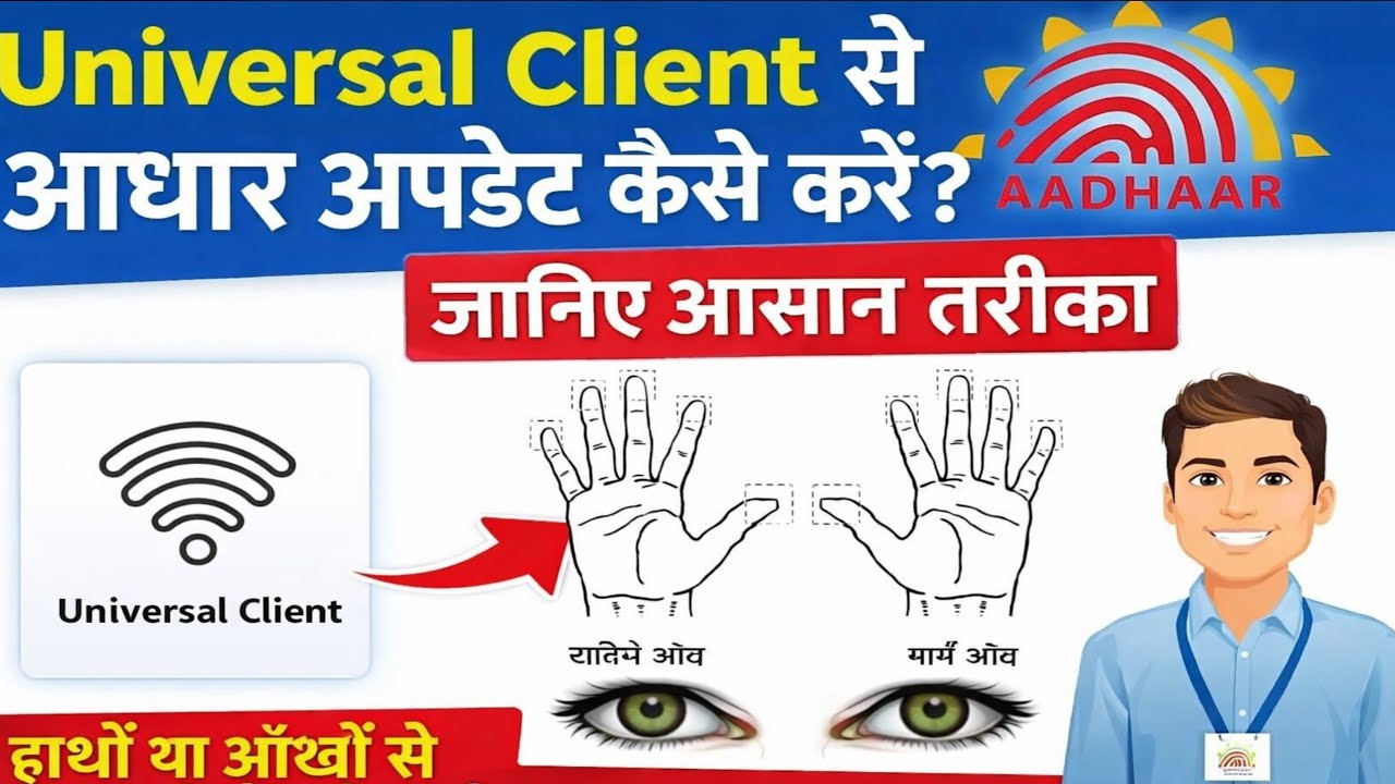 Universal Client से Aadhaar Update कैसे करें? | आसान तरीका 2026