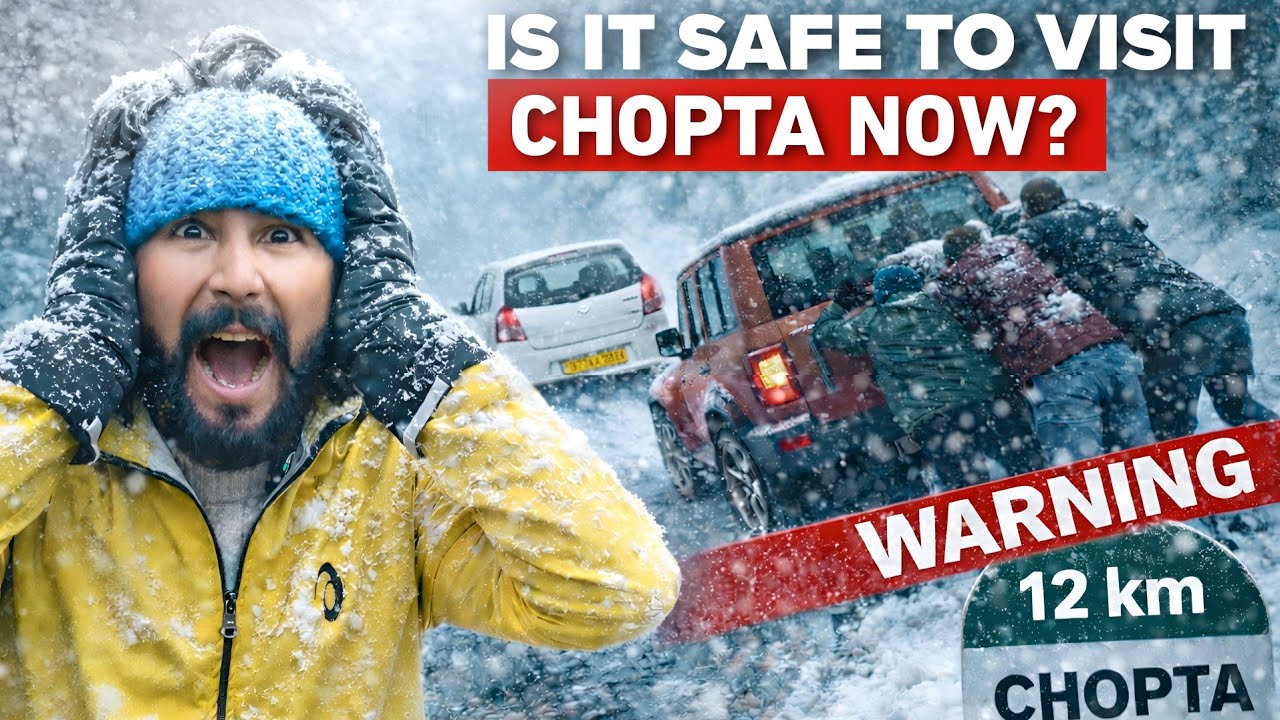 Is It Safe to Visit Chopta Now? | Tungnath Chandrashila Snowfall & Road Update | Winter Travel Guide