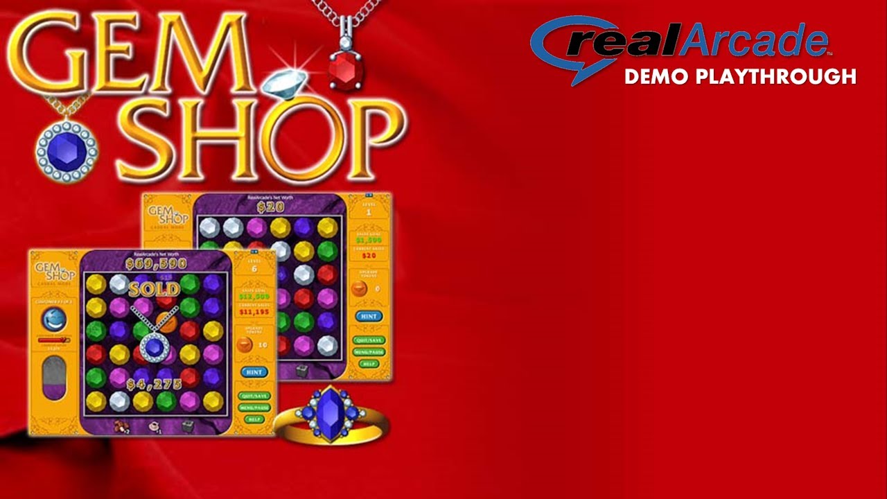 Gage's RealArcade Demo Playthrough Episode 39: Gem Shop (2005)