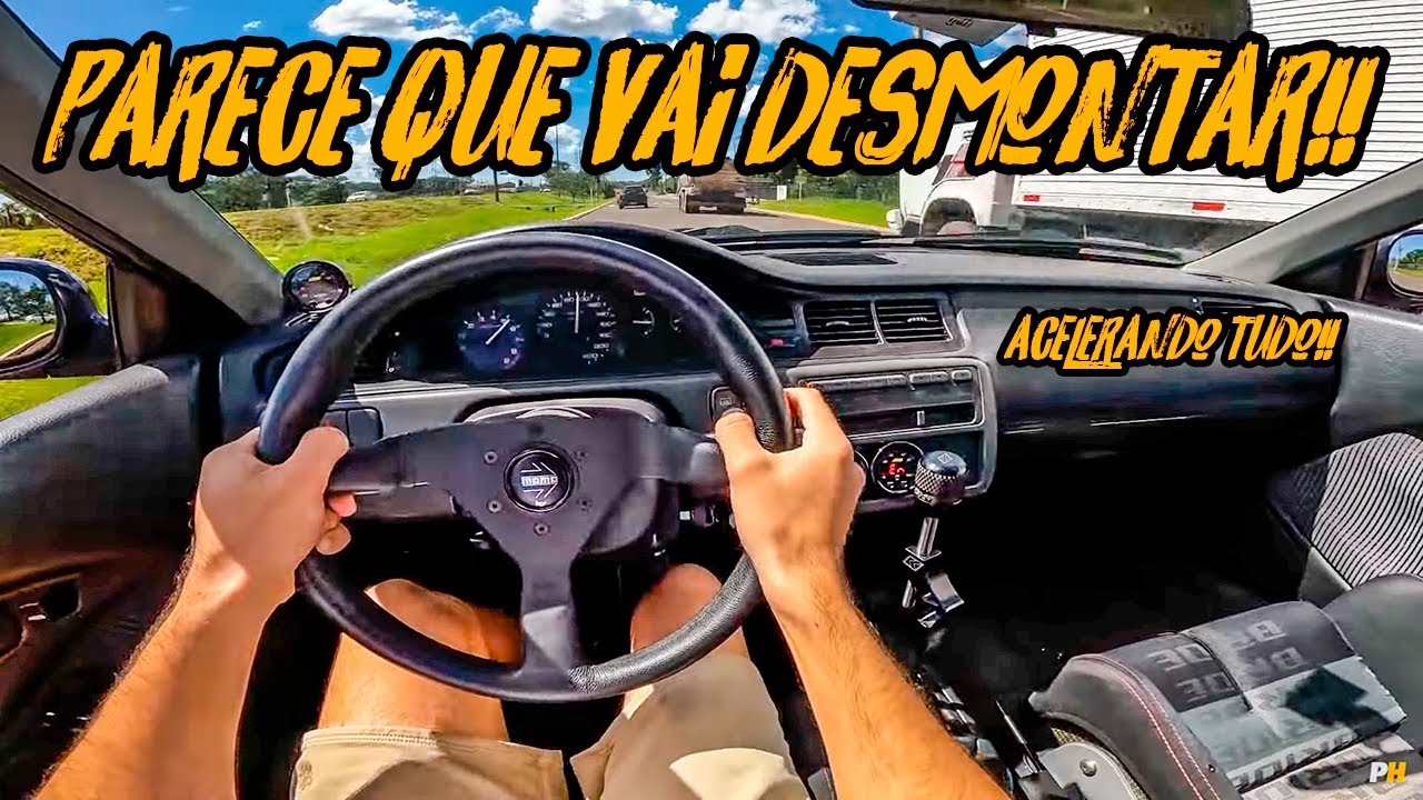HONDA CIVIC VTI TURBÃO 550cv PISANDO TUDO NA CIDADE!!🔥🚀 MAIS DIVERTIDO QUE JA DIRIGI