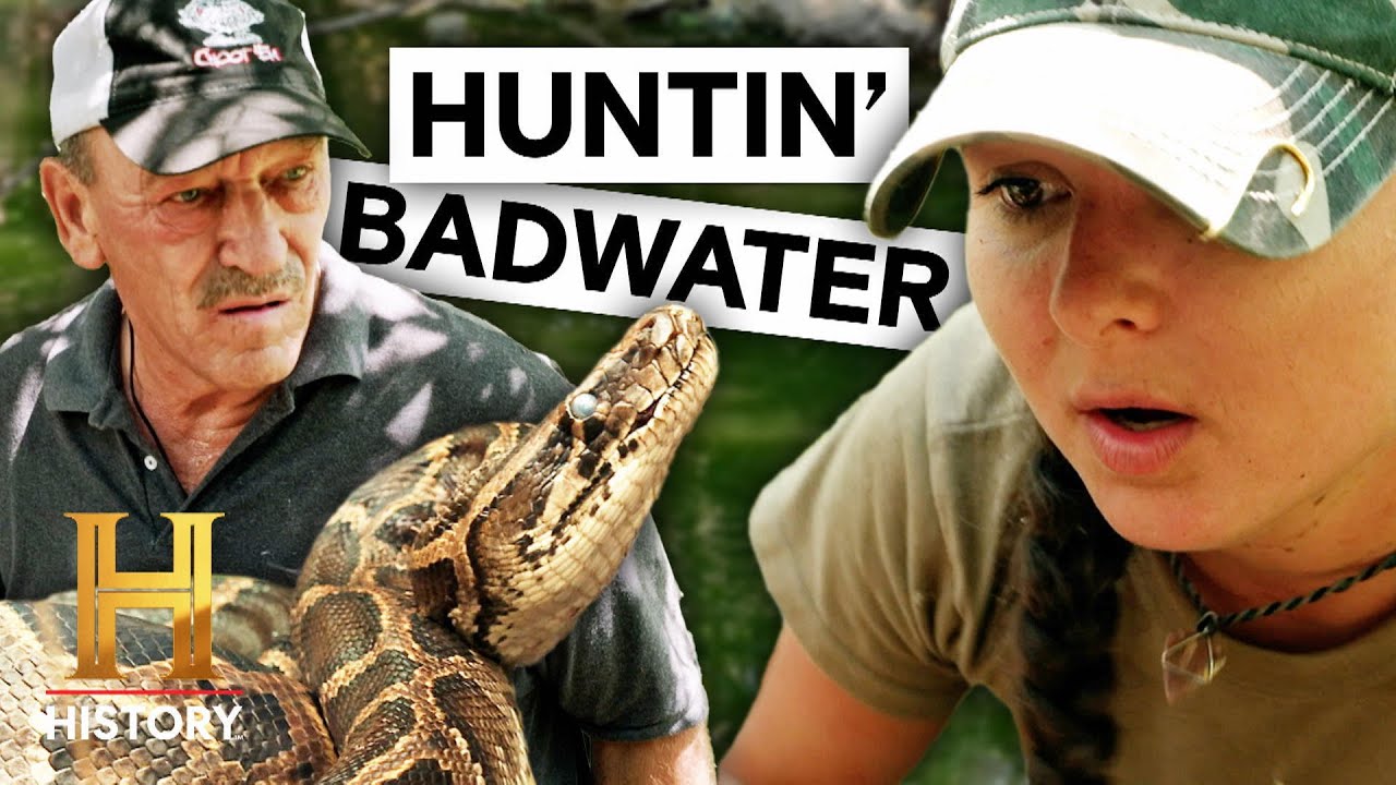 Badwater Site is SWARMING With Pythons | Swamp People: Serpent Invasion (S5) | History