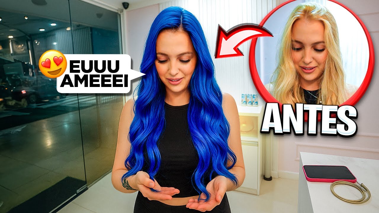 A KETLYN PINTOU O CABELO… 😳