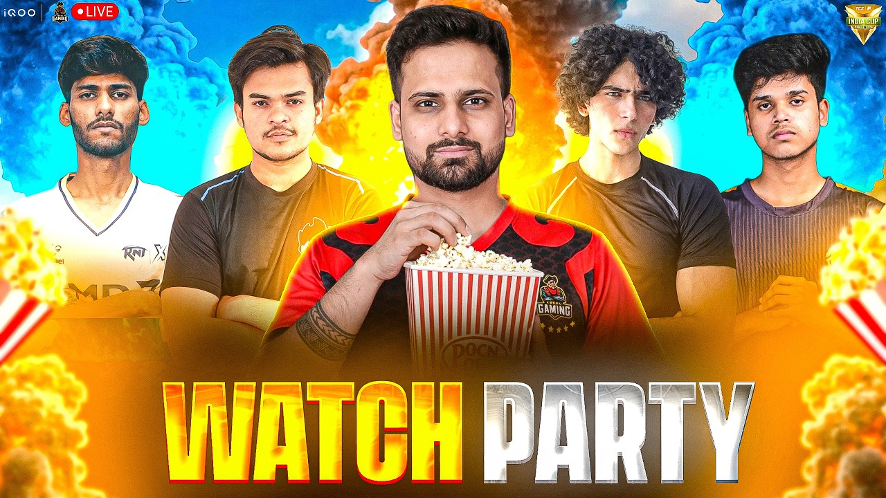 WATCHPARTY I LAST DAY FOR 6 TEAMS 🥶I DAY 1  I TG FOZYAJAY I TOTAL GAMING ESPORTS | #iQOOTG
