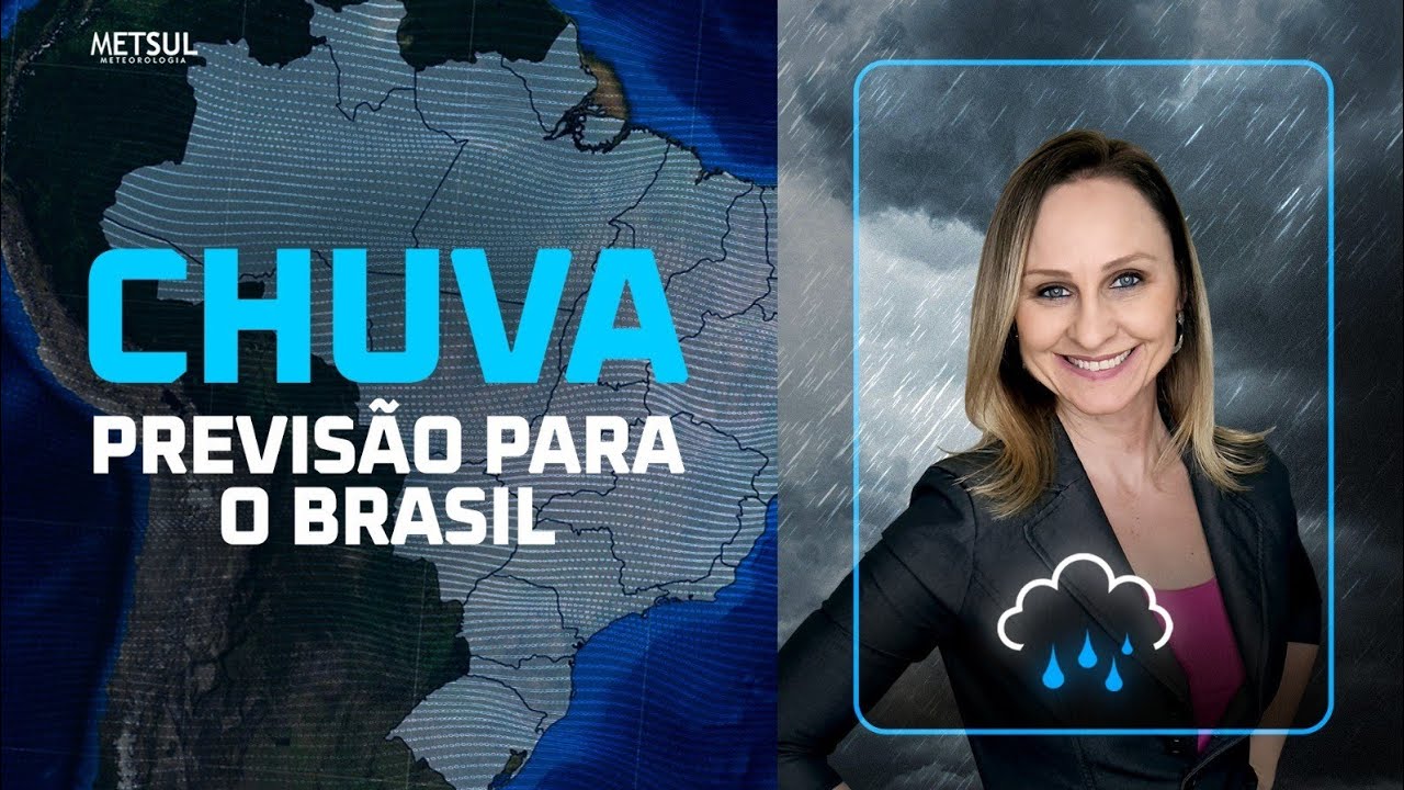 Previs&atilde;o do tempo Brasil - chuva 10 dias | METSUL 