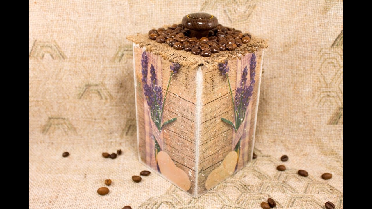 #70 decoupage on wood for beginners - free lesson about decoupage of wood box