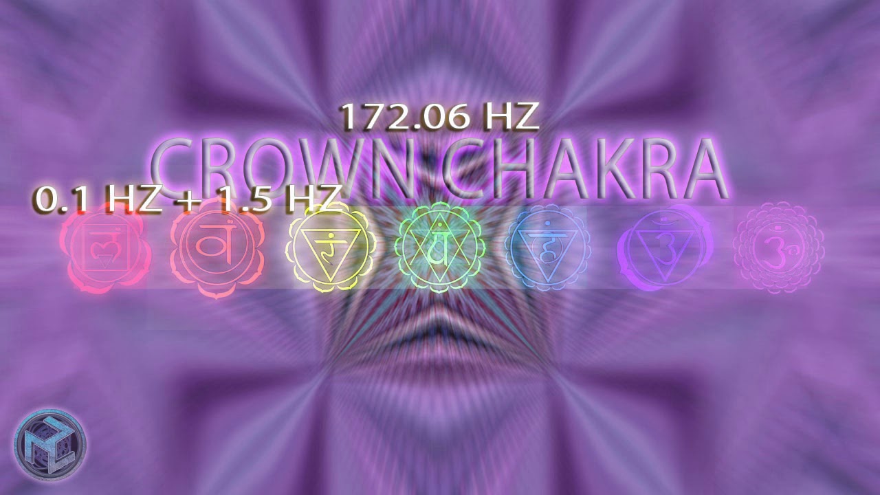 CROWN CHAKRA: 172.06 Hz| POWERFUL Chakra Meditation Balancing & Healing | 0.1 hz | VIBRATION