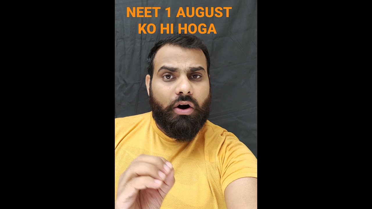 #NEET will happen on 1st August | #neetexamdate #shorts