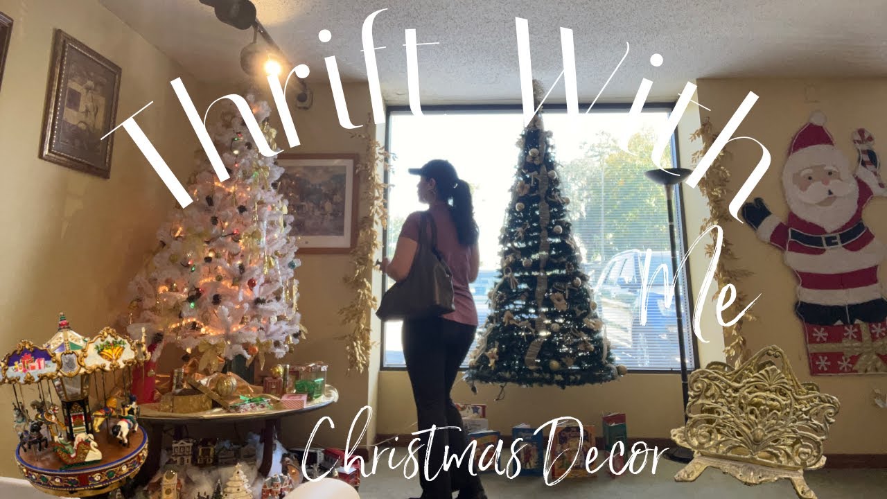 Thrift With Me!!  Christmas Decor + Small Haul