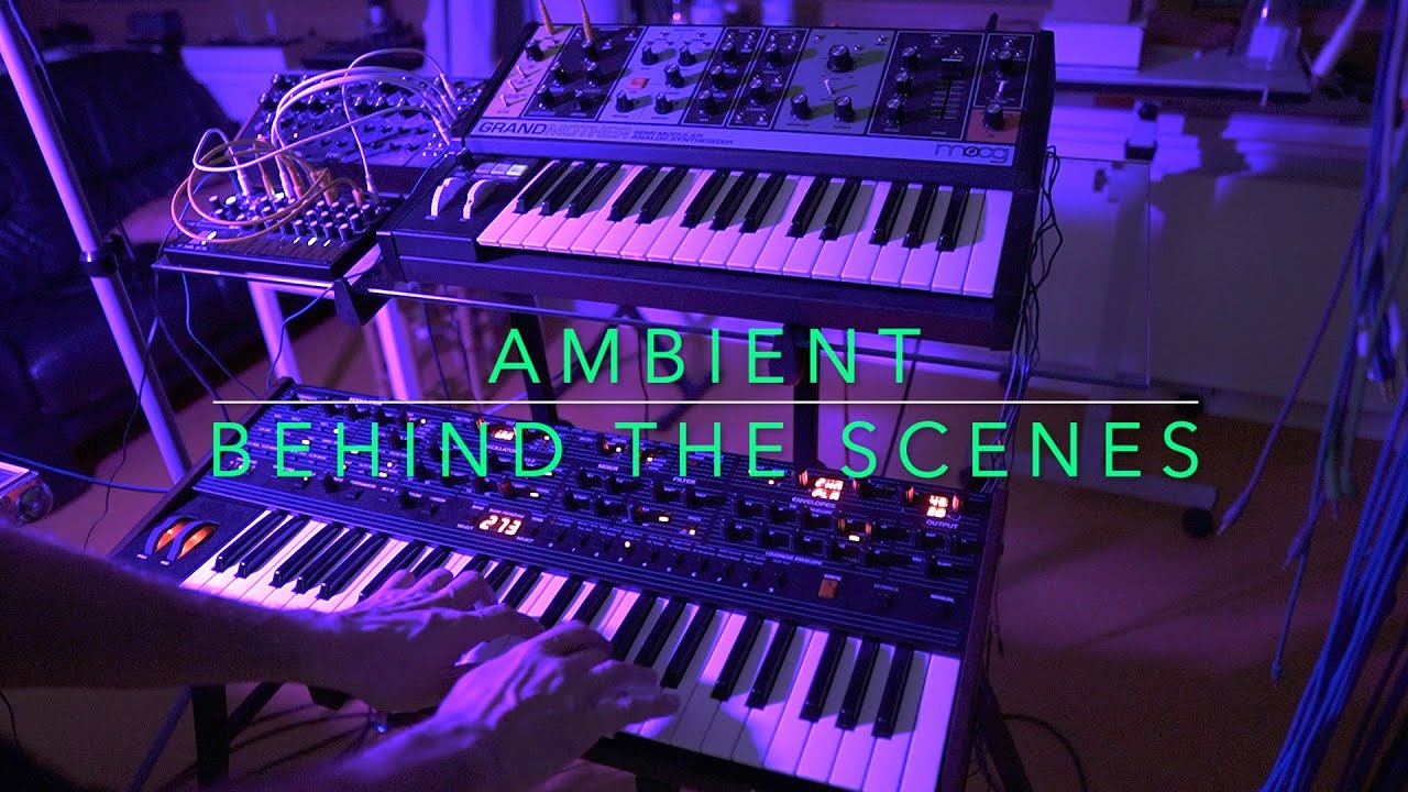 Ambient Studio Session : Behind the Scenes with Moog Grandmother & Dave Smith OB6