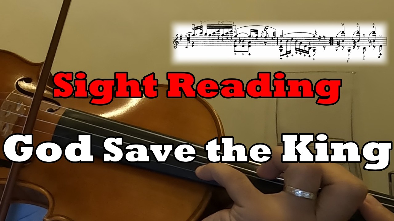 Sight Reading Sunday - God Save the King, Paganini