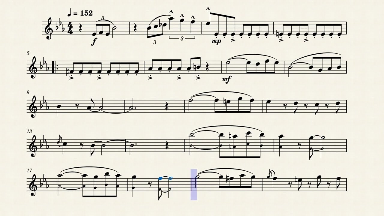 Gusty Garden Galaxy, Arr. for Trumpet