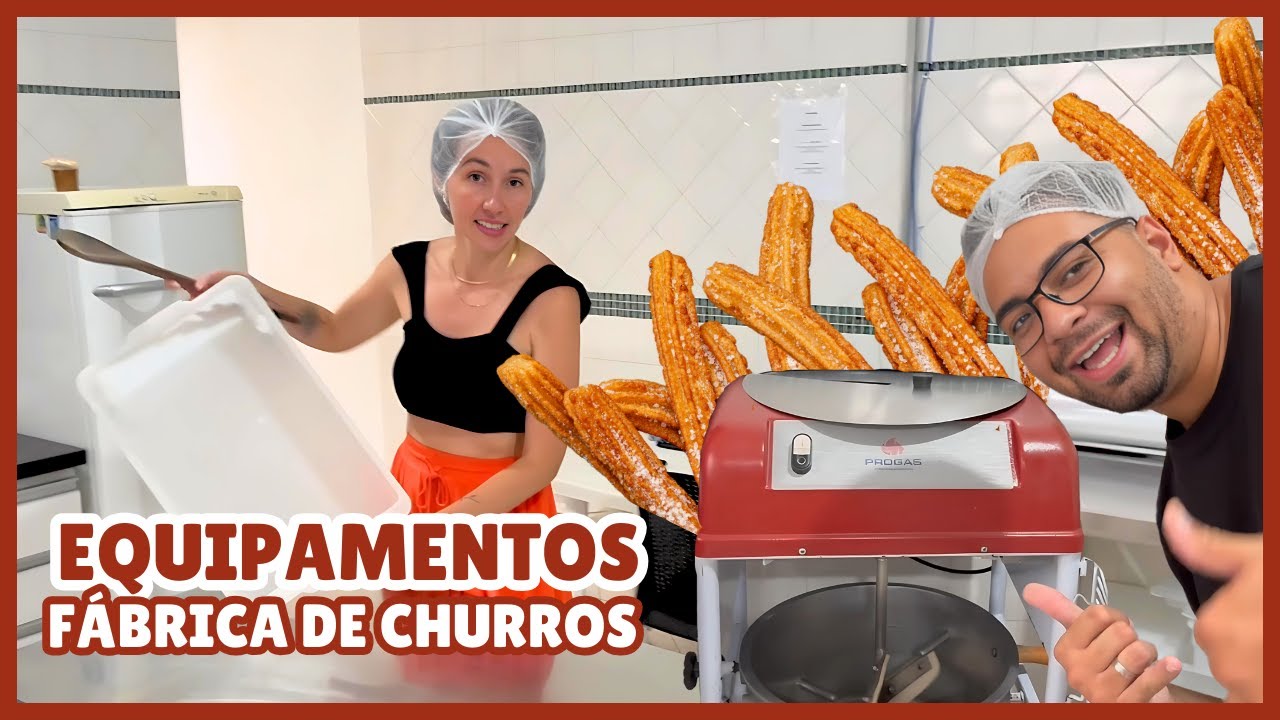 NOSSOS EQUIPAMENTOS PARA FÁBRICA DE CHURROS