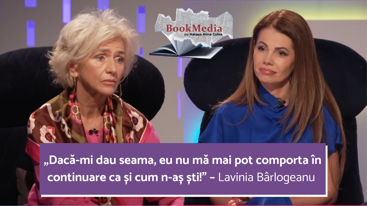 RUȘINEA, URA ȘI FUGA DE PROBLEMELE VIEȚII cu LAVINIA BÂRLOGEANU (II) | BOOKMEDIA | NATAȘA A. CULEA