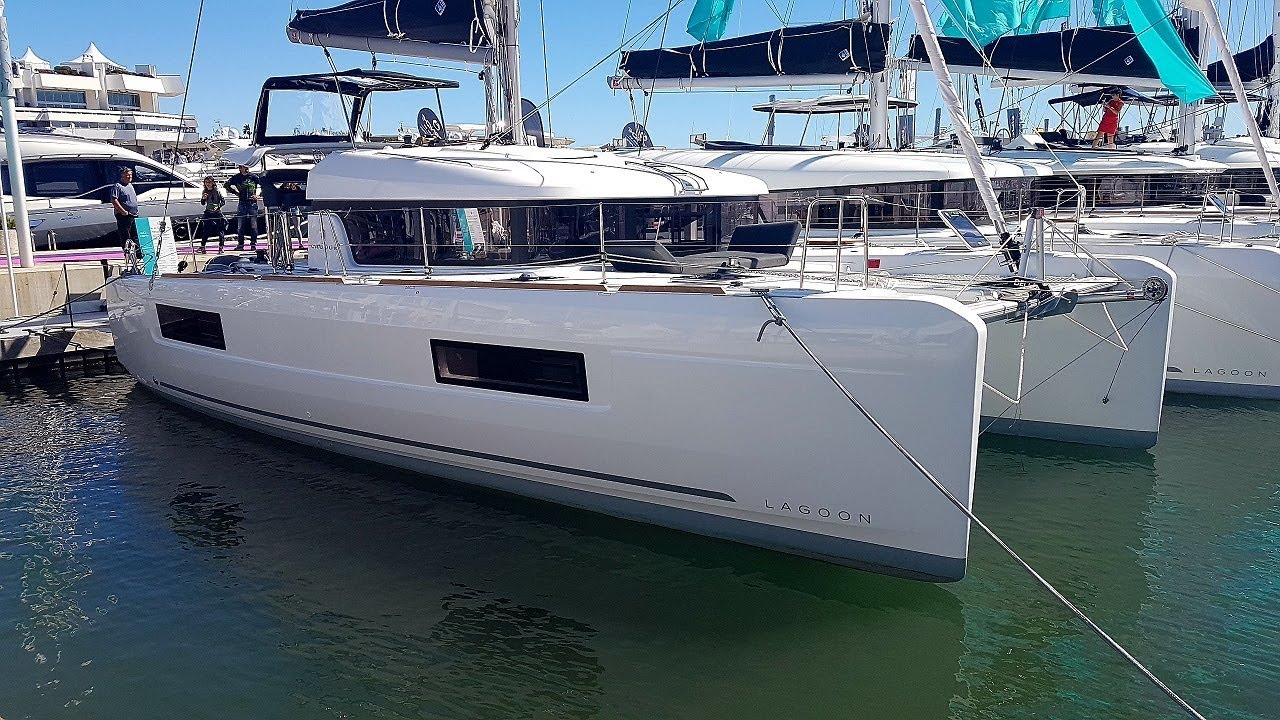 Lagoon 40 catamaran Walkthrough at Cannes 2017