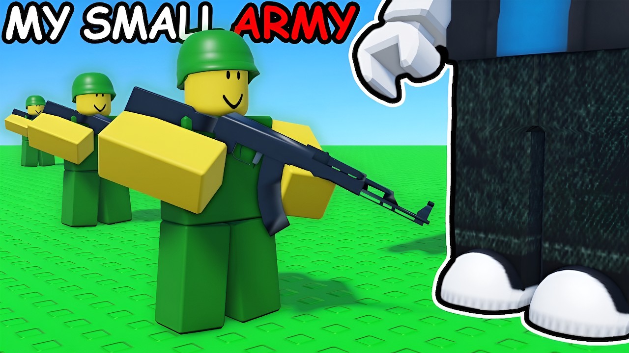 Мини-война в Roblox...