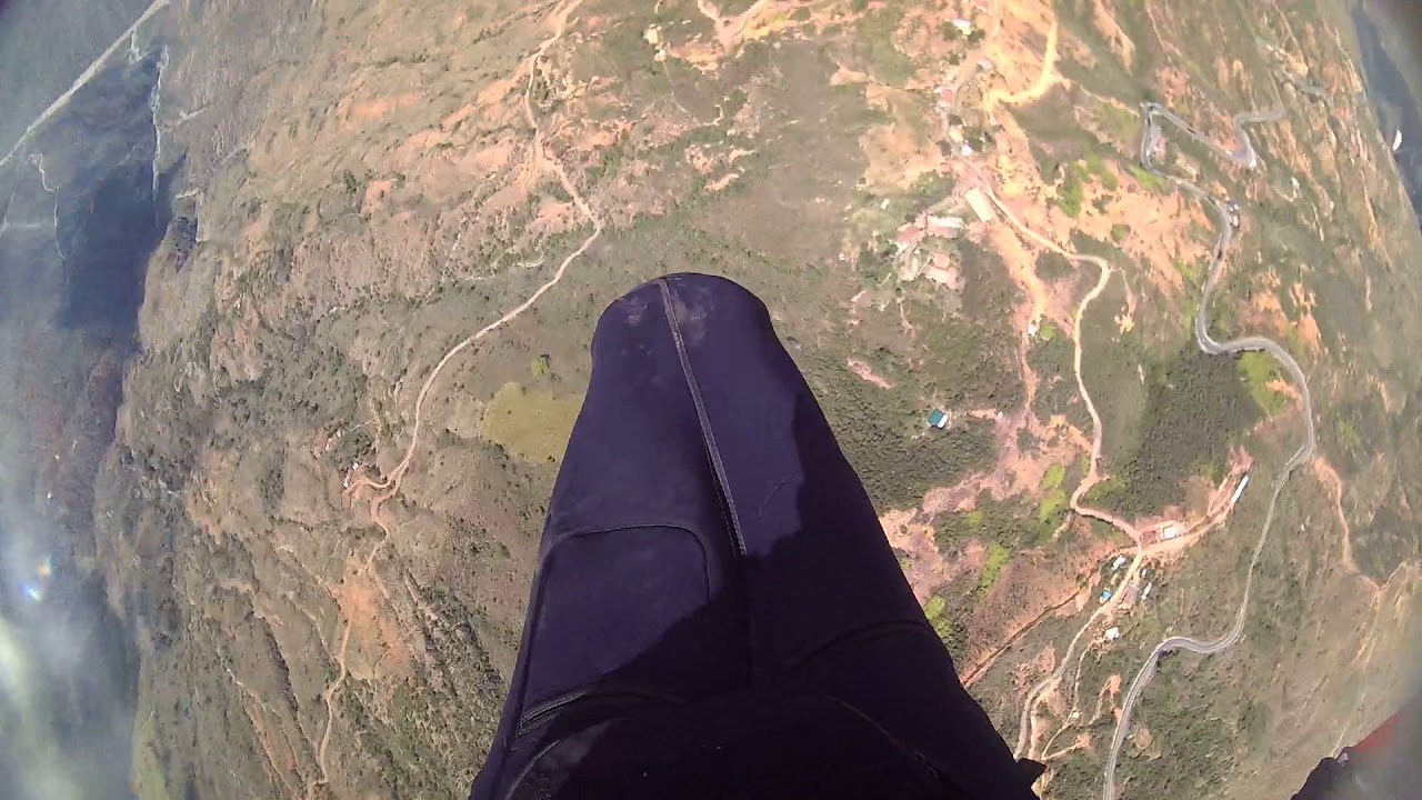 PARAPENTE  CAÑÓN  DEL CHICAMOCHA SANTANDER  COLOMBIA