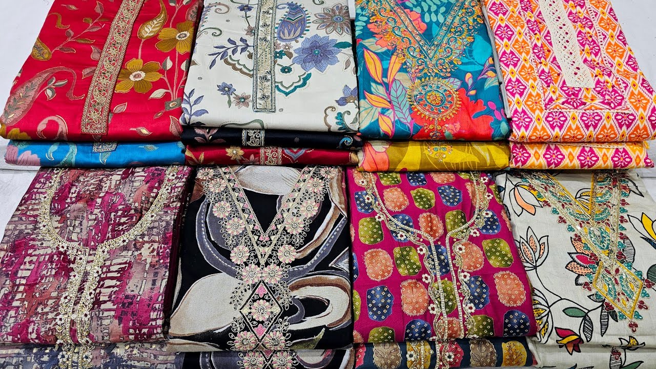Cotton Ladies Suits के बादशाह 💥 Wholesale cotton ladies suit market in delhi chandni chowk India