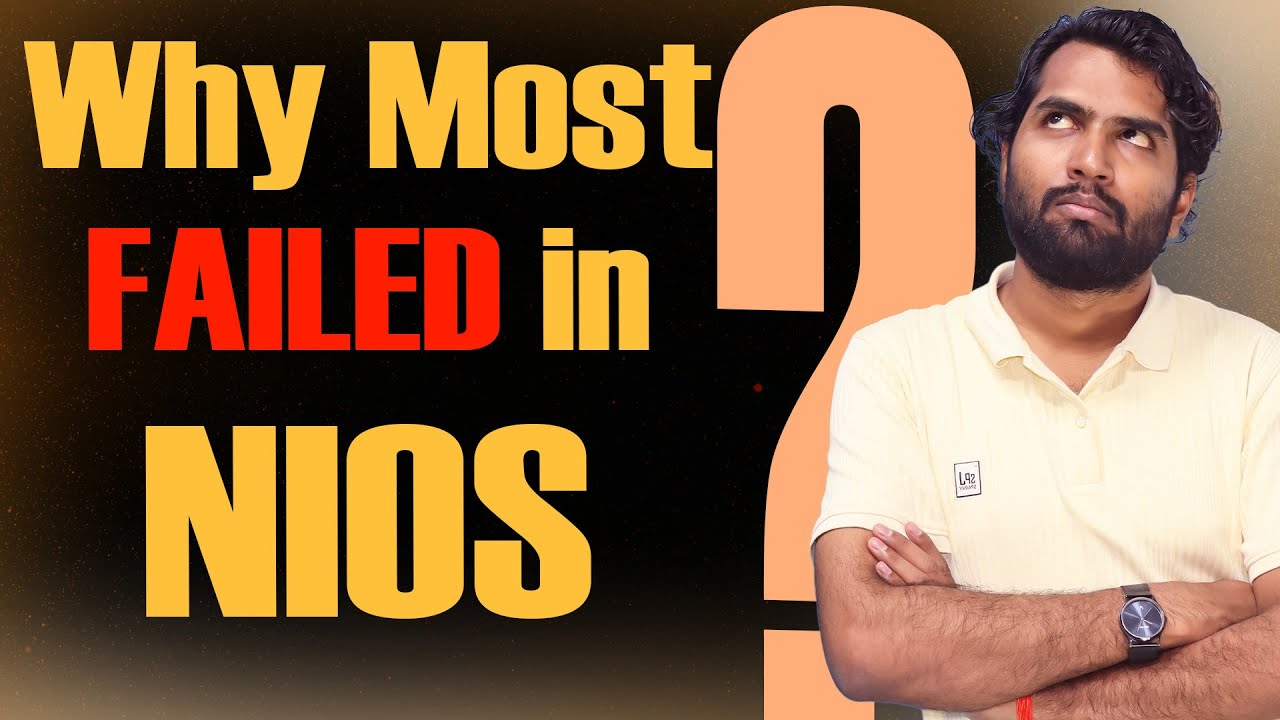Why most of the Students Failed in NIOS Board | The NIOS Truth #nios #niosexams