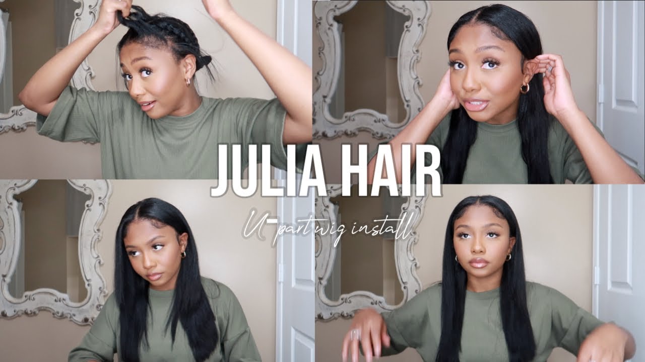 IS THIS MY REAL HAIR!!? | Julia Hair U - Part Wig Install | Black Friday Sale