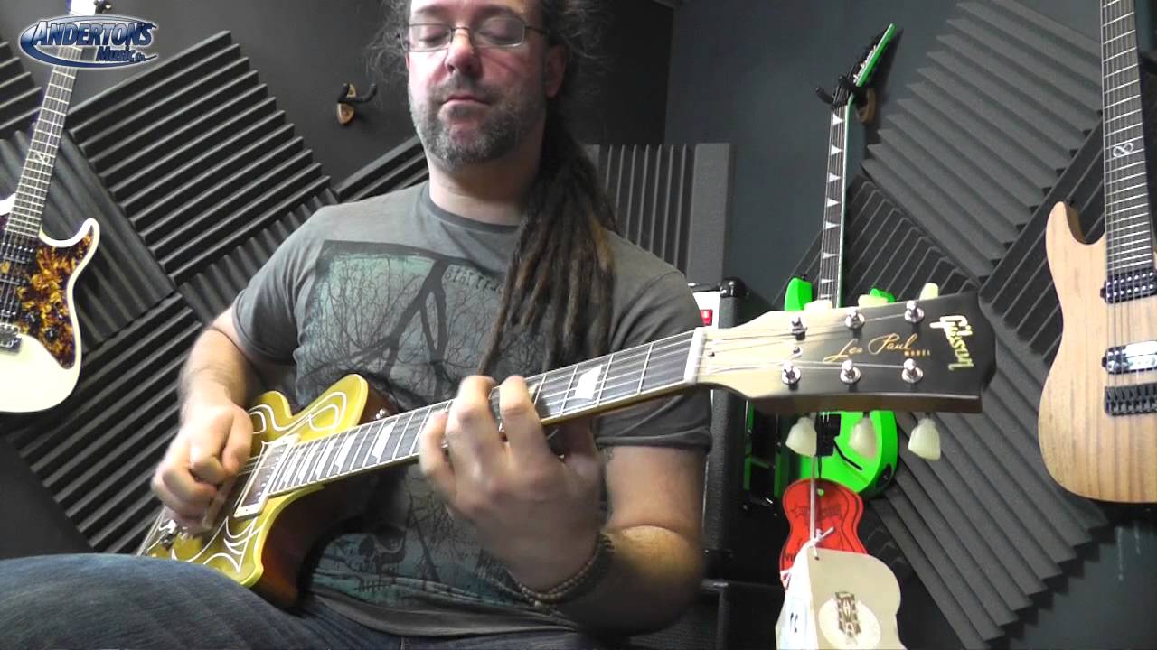 Gibson Billy Gibbons Custom Shop Pinstripe Les Paul Gold Top