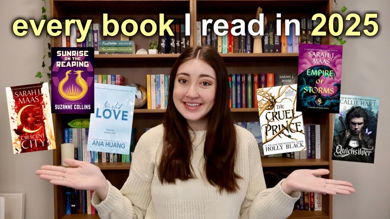 every book I read in 2025 📚 yearly reading wrap up! 100+ books