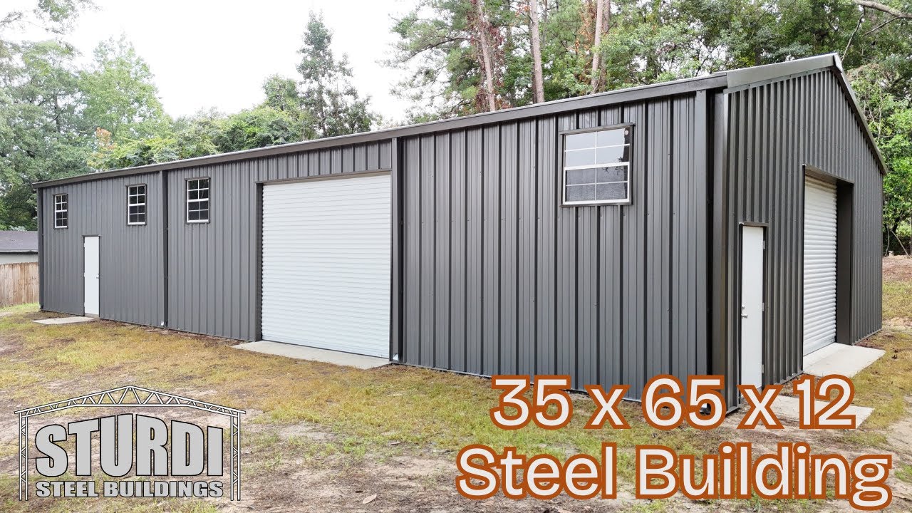 35'x65'x12' - From Days to Minutes | Sturdi Steel Buildings