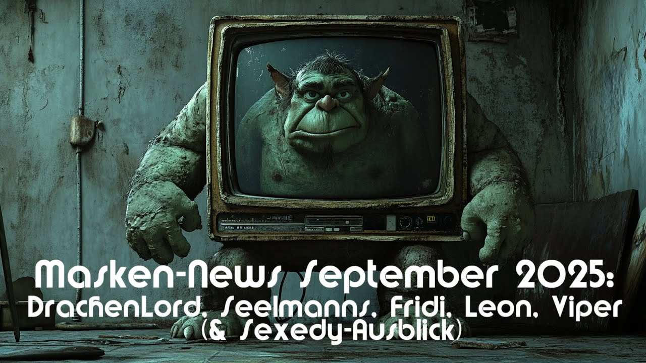 Masken-News September 2025: DrachenLord, die Seelmanns, Fridi, Leon, Vaipa (& Sexedy-Ausblick)