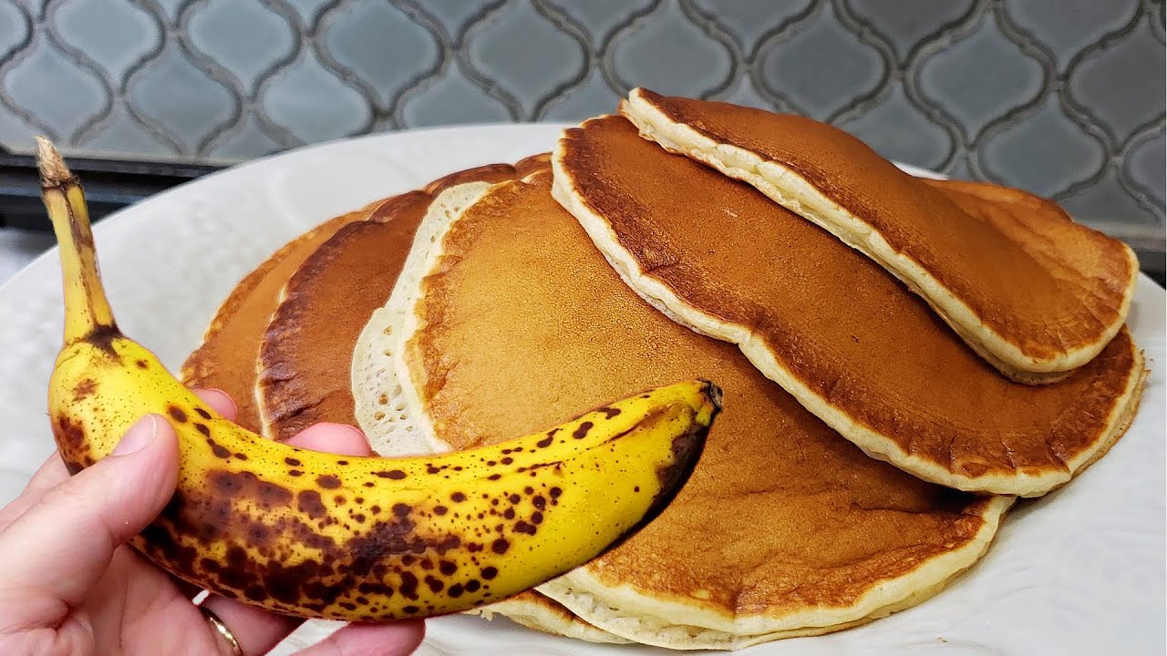 BANANA PANCAKES | How To Make Banana Pancakes | Fluffy Banana Pancakes Recipe
