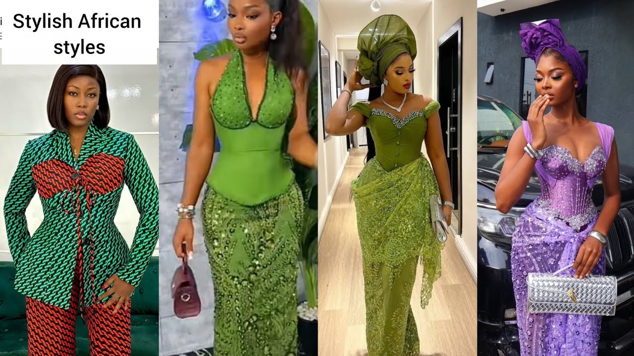 STYLISH AFRICAN STYLES FOR LACE AND ANKARA #asoebistyles 