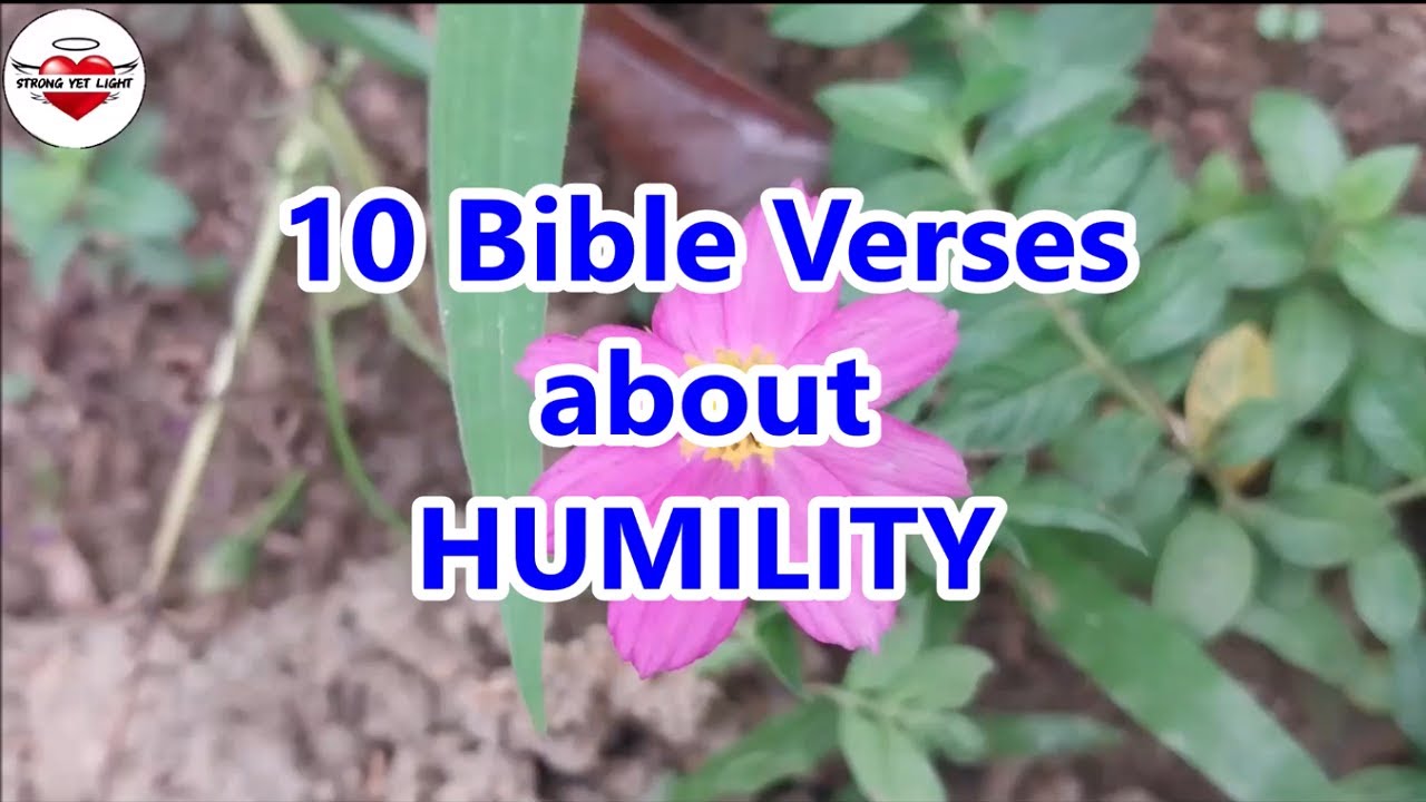 10 Bible Verses about HUMILITY