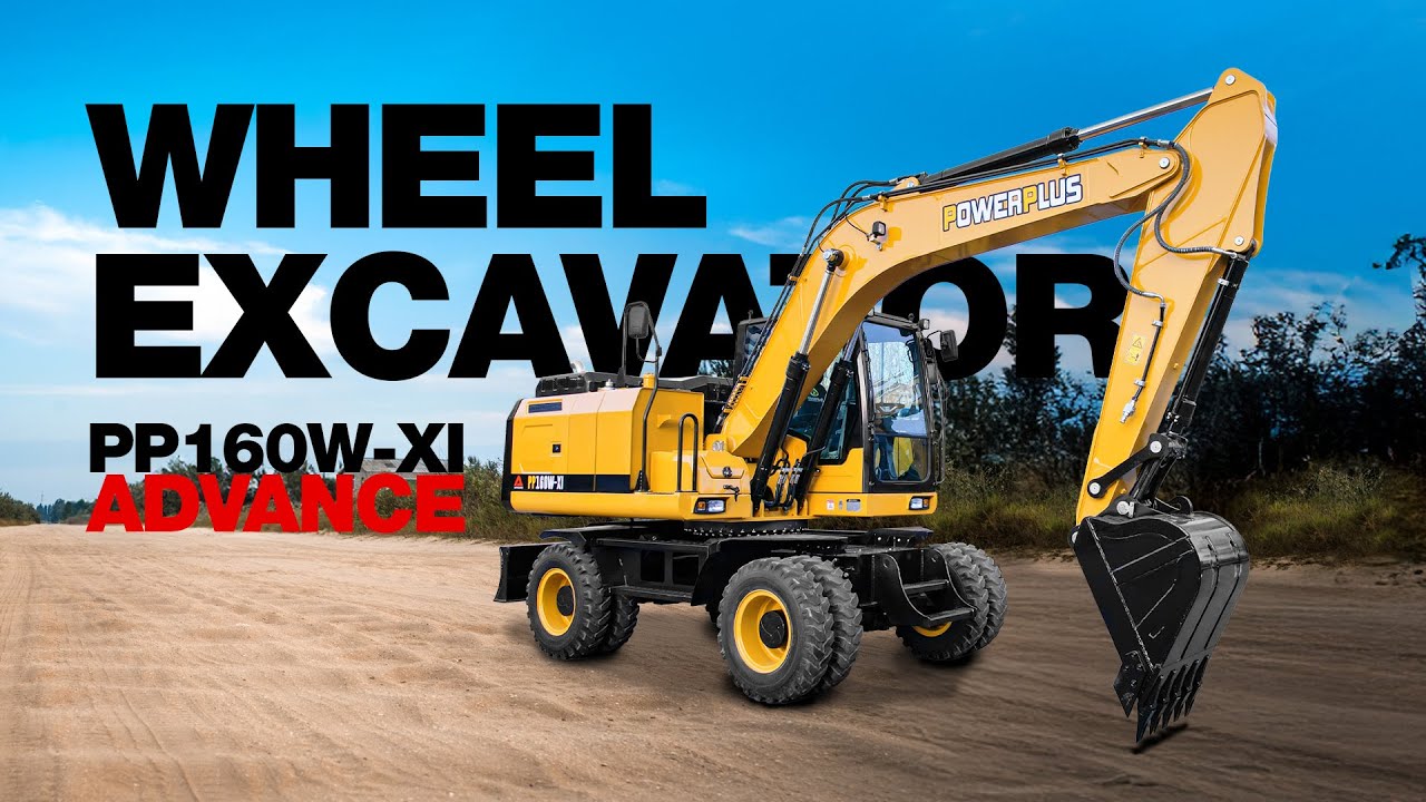 POWERPLUS PP160W-XI ADVANCE Wheel Excavator