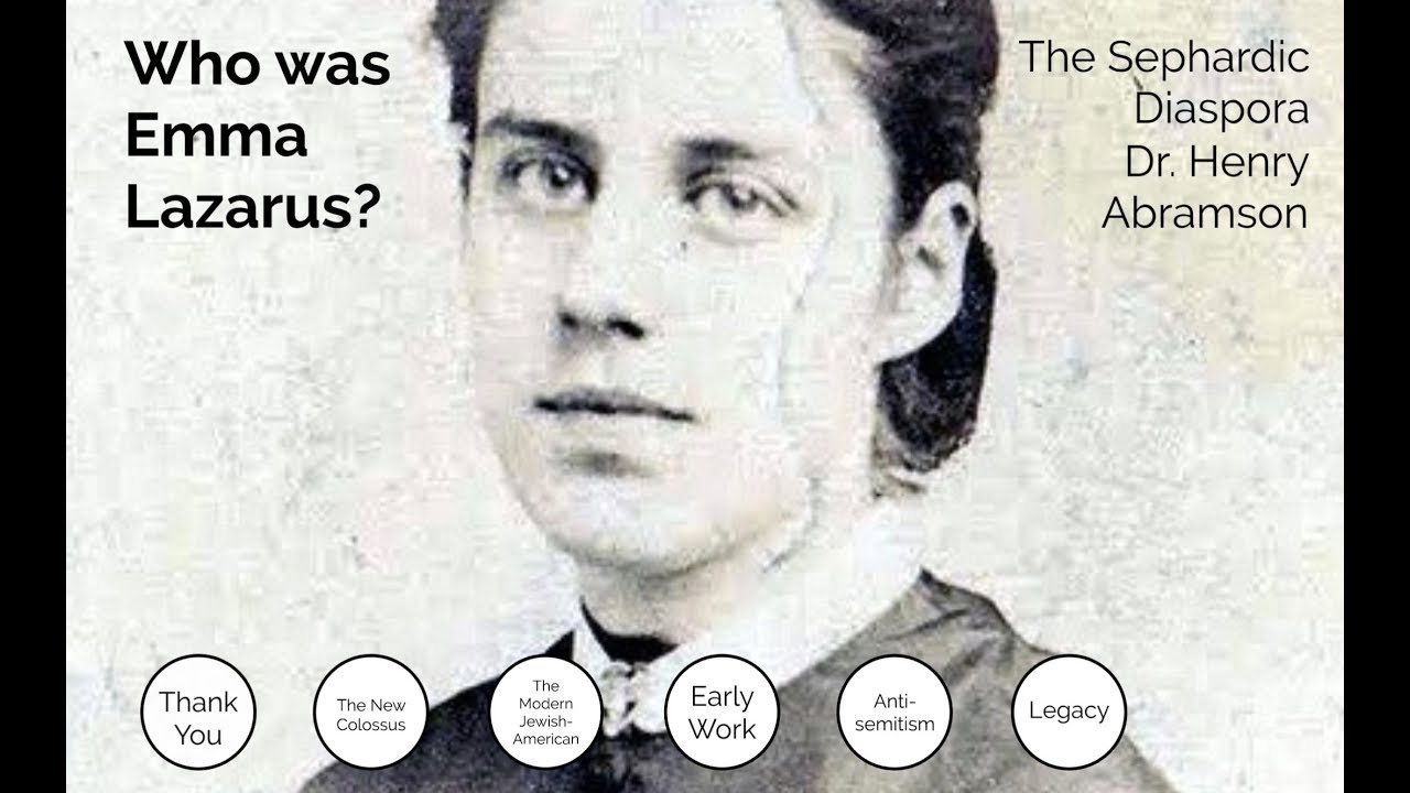 Who Was Emma Lazarus? The Sephardic Diaspora pt. 8