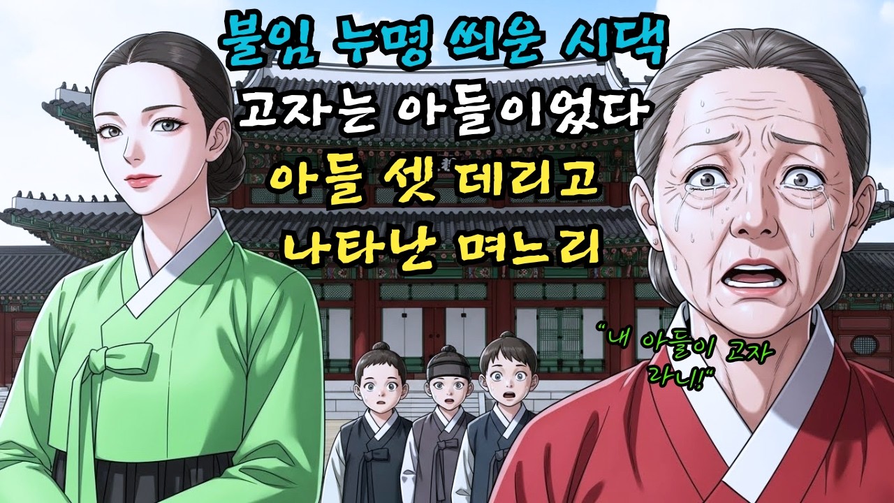 불임이라 구박받던 며느리, 알고 보니 남편이 고자였다? 재가해 아들 셋 낳고 시어머니 앞에 나타난 날 | 조선 |야담