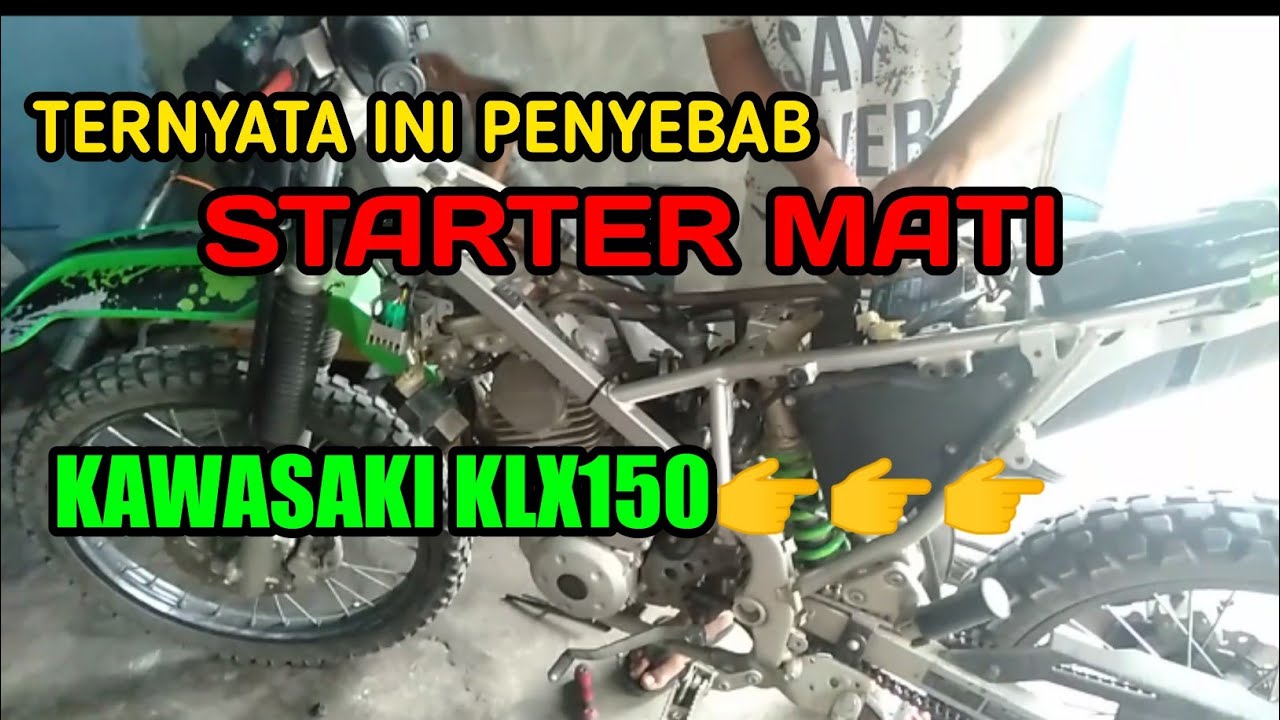Причины полной смерти стартера KLX150