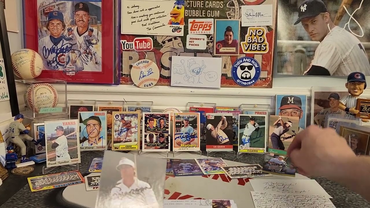 16 TTM sports card returns. HOF football, baseball. and GOLF. autographs
