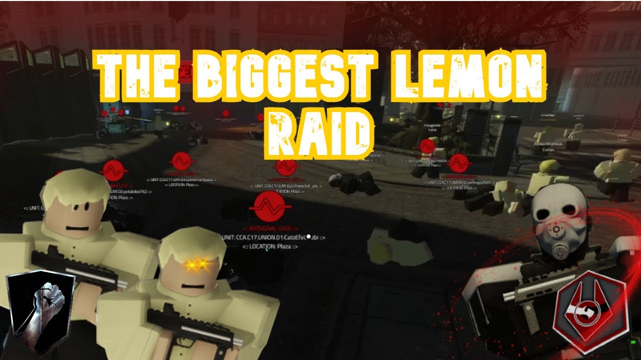 The biggest Lemon Raid | Roblox [RP] CITY-17 0.6 [EN]