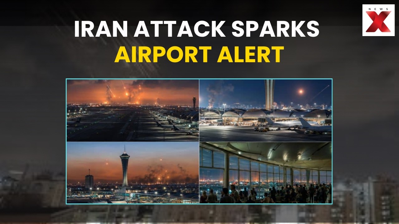Israel-Iran Conflict | Sirens Sound At Ben Gurion Airport During Iranian Missile Attack | NewsX