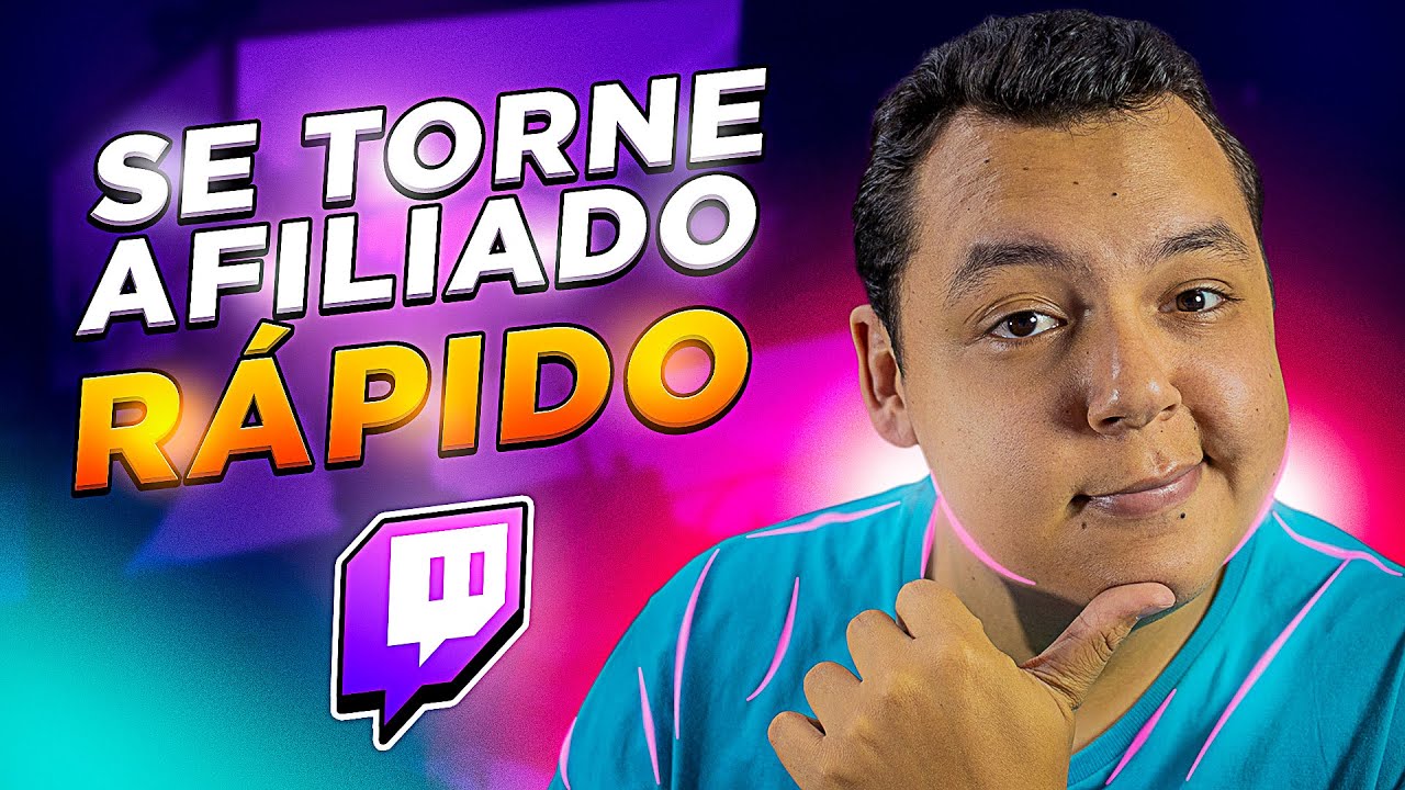 ✅ COMO ser um AFILIADO da TWITCH RÁPIDO! ✅