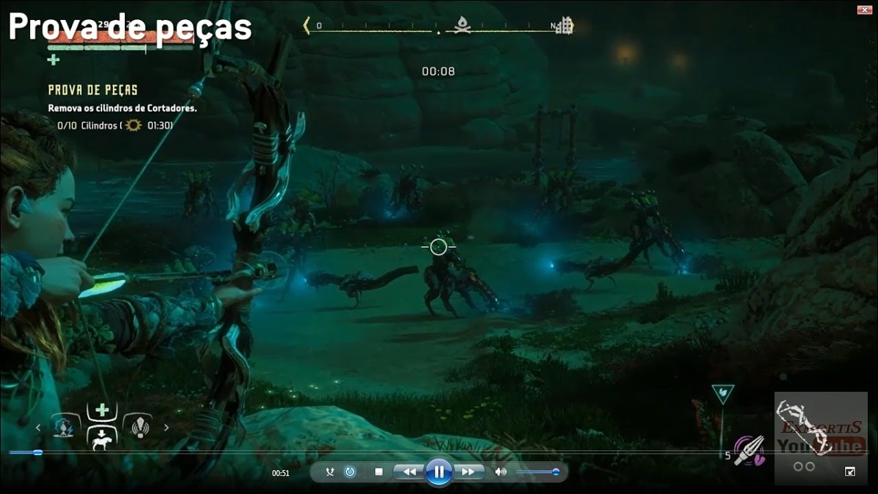 Horizon Zero Dawn : Todas provas de caça (Melhores armas do jogo)