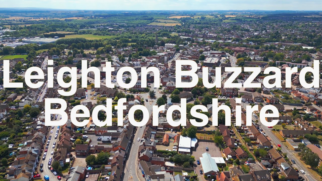 Leighton buzzard Bedfordshire By Drone 4K