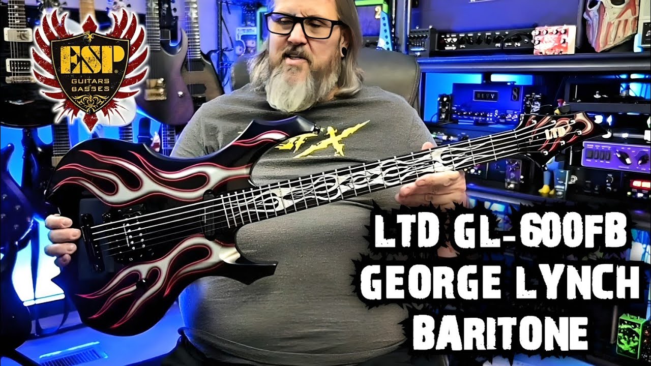 ESP: "LTD GL-600FB" Баритон Джорджа Линча (металлическая демо-версия) 