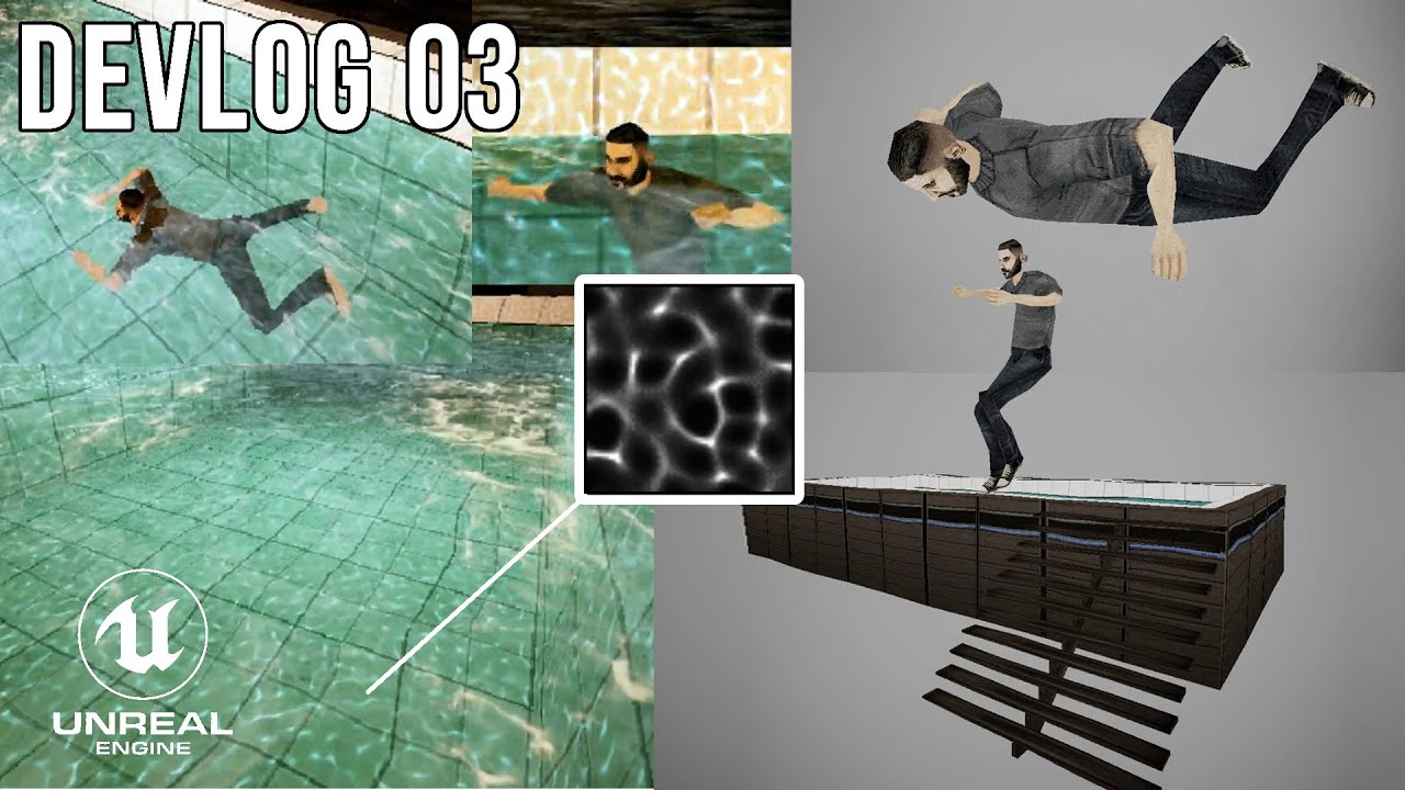 UE4 PS1 Style Game - Devlog 03: Swimming (Surface)