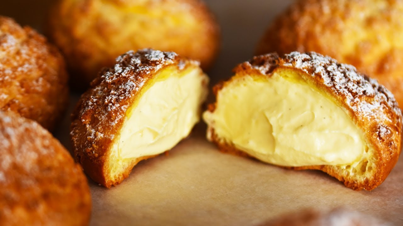 【ASMR・NoBGM】シュークリームの作り方 ~ cream puff【料理レシピはParty Kitchen🎉】